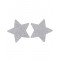 White Glitter Star Shaped Nipple Cover