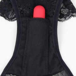 Sexy Lace Panty With A Pocket Can Install With Vibrator