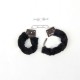 Black Adult Soft Steel Fuzzy Furry Cuffs Working Metal Handcuffs Black Adult Soft Steel Fuzzy Furry Cuffs Working Metal Handcuffs