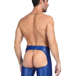 Men's Leather Pants With Exposed Hips