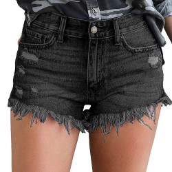 High Quality Summer Denim Fashion Washed Shorts