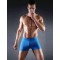 Men's Blue Swimming Trunks Jammers Endurance Quick Dry Swimming Trunks