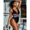 Black Simple Sexy Summer Women's One-piece Swimsuit