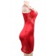 Sexy Rose Lace Fitted Low Back Satin Club Party Bodycon Dress Sexy Rose Lace Fitted Low Back Satin Club Party Bodycon Dress