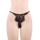 Black Sheer Mesh Eyelash Lace Stitching Babydoll Black Sheer Mesh Eyelash Lace Stitching Babydoll
