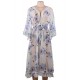 Chiffon Floral Long Cardigan Beach Gown Chiffon Floral Long Cardigan Beach Gown