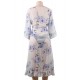 Chiffon Floral Long Cardigan Beach Gown Chiffon Floral Long Cardigan Beach Gown