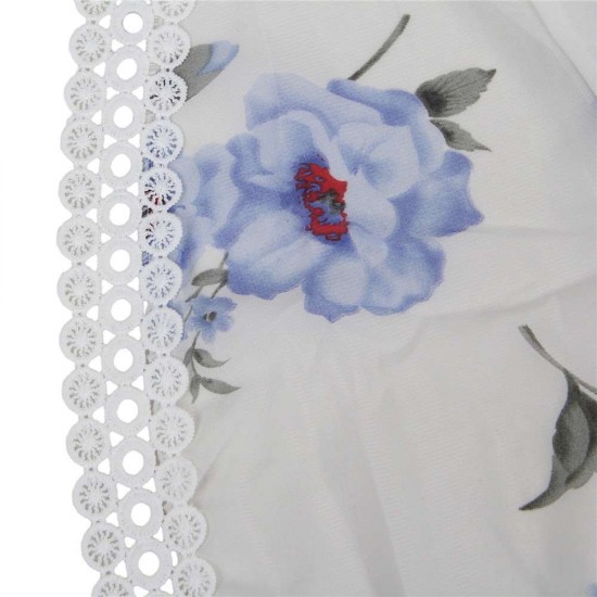 Chiffon Floral Long Cardigan Beach Gown Chiffon Floral Long Cardigan Beach Gown